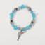 Preppy Bohemian Natural Stone Beaded Heart Pendant Women's Bracelet