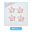 10 PCS/Package 14*13MM Iridescent Star Resin DIY Accessories for Phone Cases and Bracelets