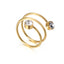 Elegant Multi-Layer Stainless Steel Creative Ring for Women