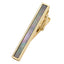 Premium Natural Pearl Abalone Shell Tie Clip for Wedding and Business Suit