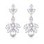 Elegant Bohemian Crystal Geometric Drop Earrings for Women