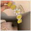 Women's Heart Shape Flower Acrylic Hair Claw Clip