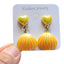 Mermaid Shell Resin Clip-On Earrings for Girls