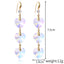 Elegant Austrian Crystal Water Drop Heart Earrings for Women