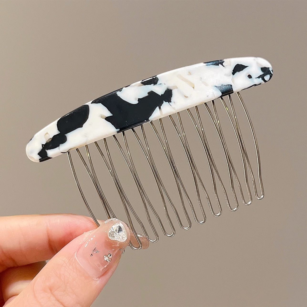 Women's Geometric Alloy Acetate Hair Comb and Hairpin Set