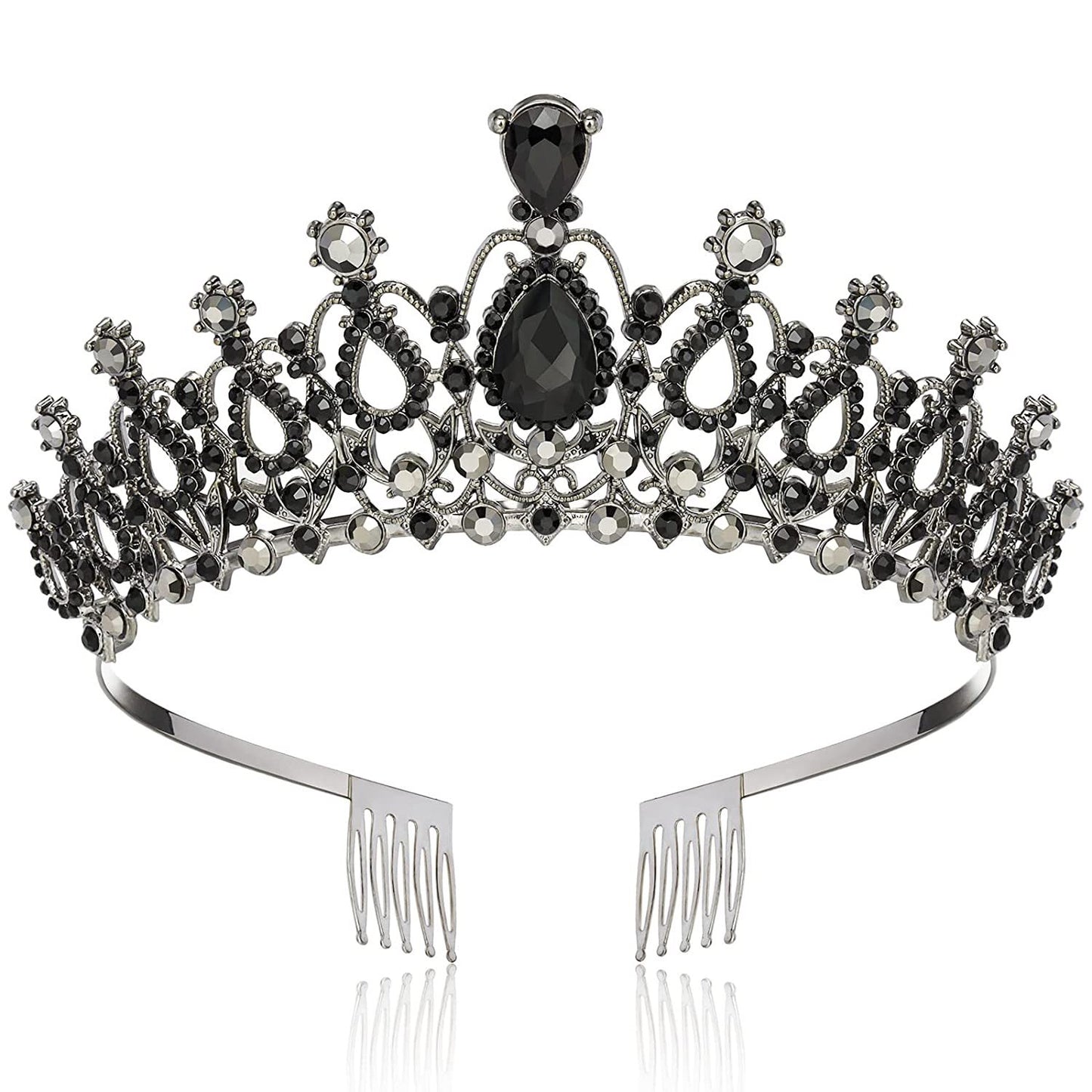 Women's Elegant Rhinestone Bridal Headpiece and Performance Tiara