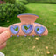 Sweet Heart Shaped PVC Hair Claw Clip - Fashionable Hollow Design Hair Accessory