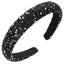 Women's Baroque Color Block Rhinestone Pearl Hairband