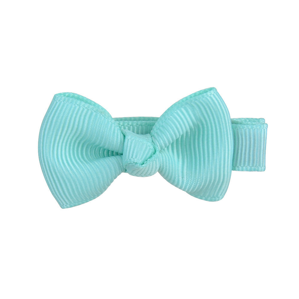 European American Kids' Jewelry Cute Bow Ribbon Hairpin Set - 20 Colors