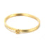 "Stainless Steel Gold Plated Adjustable Bangle and Ring Set for Women"