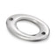 Stainless Steel Oval Minimalist Pendant Connector