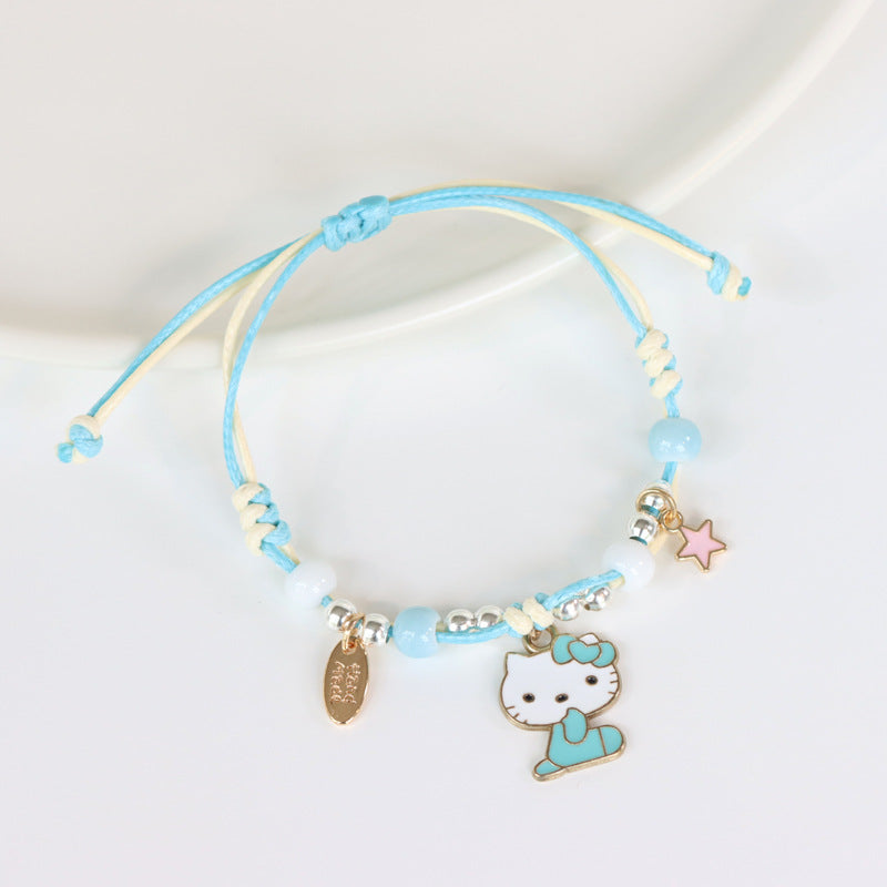 Fashion Animal Alloy Beaded Enamel Women'S Bracelets 1 Piece