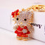 Cute Crystal Cat Bow Keychain Pendant for Women