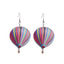 1 Pair Fashion Hot Air Balloon Wood Patchwork Women'S Drop Earrings