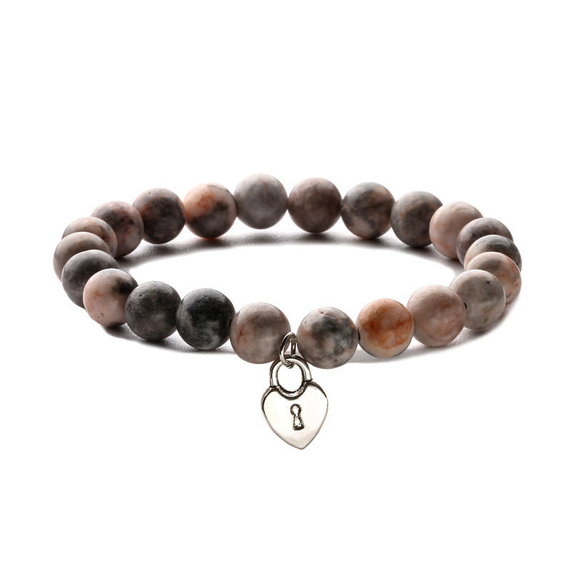 Retro Natural Stone Aromatherapy Beaded Bracelet Set