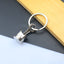 Simple Style Car Wheel Metal Keychain with Automotive Tool Charms