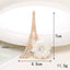 Eiffel Tower Alloy Rhinestone Jewelry Accessories for DIY and Fashion Embellishments