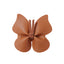 Girls' Butterfly Hair Clip - Glossy Leather & Polyester Rib Hair Accessory