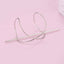 Solid Color Alloy Plated Irregular Metal Hairpin