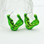 1 Pair Hip-Hop Acrylic Plating Fluid Punk Earrings