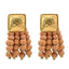 Fashion Alloy Beaded Tassel Earrings for Women