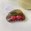 Sweet Cherry Rhinestone Acetate Hair Claw Clip