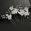 Floral Alloy Hairpin Set - U-Shaped Bridal Wedding Tiara Headwear