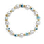 Simple Style Devil's Eye Pearl Beaded Bracelet