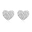 Elegant Pentagram Heart Rhombus Pearl 18K Gold Plated Copper Stud Earrings