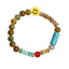 Retro Geometric Colorful Crystal Beaded Unisex Bracelets