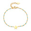 Bohemian Stainless Steel Enamel Star Beaded Bracelet