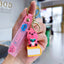 Cartoon Fruit Doll PVC Keychain Accessory