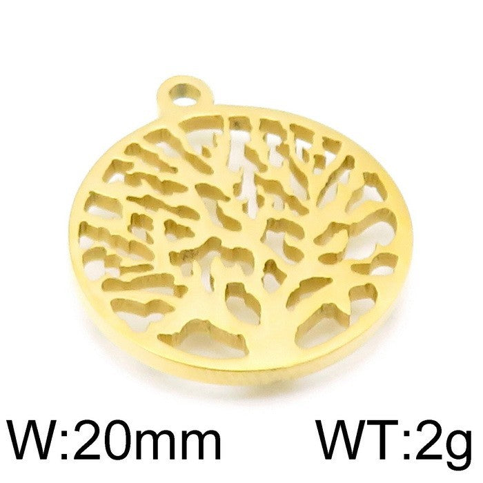"Tree of Life Stainless Steel Pendant Necklace and Jewelry Accessories"