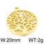 "Tree of Life Stainless Steel Pendant Necklace and Jewelry Accessories"