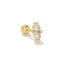 Geometric Devil's Eye Zircon Inlay Ear Cartilage Studs and Earrings