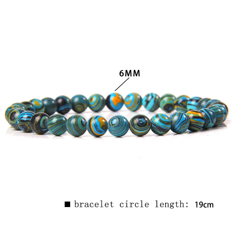 Fashion Natural Stone Crystal Agate Beaded Bracelet for Women