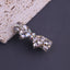 Women's Alloy Crystal Rhinestone Bow Hair Clip Headpiece