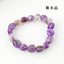 Simple Round Natural Stone Crystal Beaded Bracelet for Women