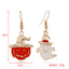 Halloween Skull Spider Pumpkin Alloy Earrings Set