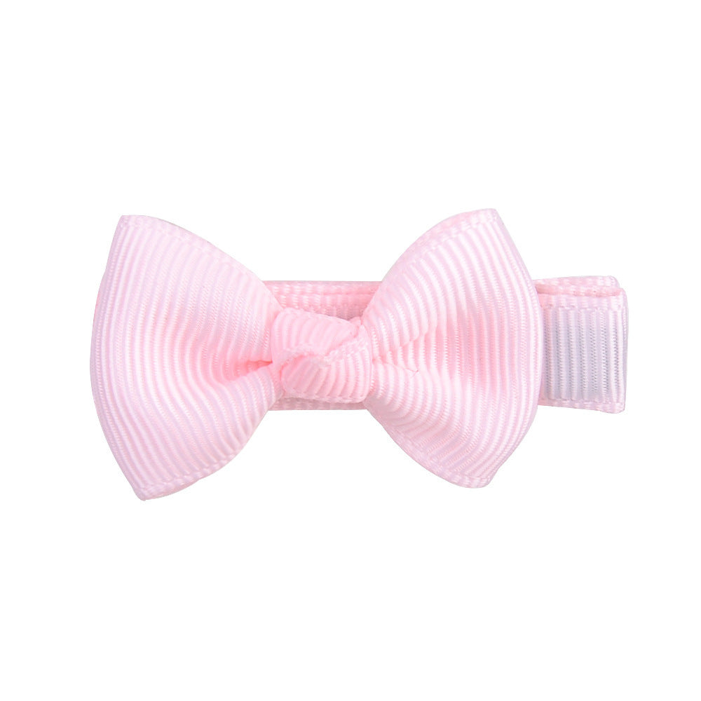 European American Kids' Jewelry Cute Bow Ribbon Hairpin Set - 20 Colors