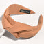 Retro Knotted Fabric Wide Headband - Fashion Solid Color Hair Accessory