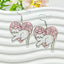 1 Pair Casual Simple Style Acrylic Cat and Animal Drop Earrings