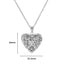 Fashion Heart Shape Titanium Steel Necklace Plating Stainless Steel Necklaces