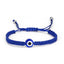 Vintage Evil Eye Palm Blue Eye Evil Eye Red Rope Woven Adjustable Bracelet