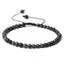 Natural Stone Beaded Bracelet with 4mm Agate Gemstone Beads