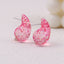 Exaggerated Acrylic Water Droplet Stud Earrings