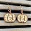 1 Pair Retro Leopard Leather Drop Earrings