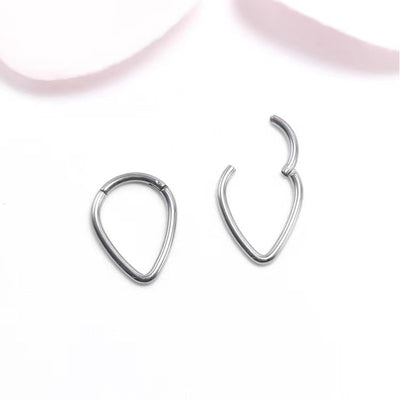 1 Piece Nose Rings & Studs Simple Style Solid Color 304 Stainless Steel