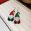 Wholesale Jewelry 1 Pair Cute Santa Claus Arylic Drop Earrings