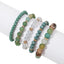 IG Style Bohemian Geometric Crystal Beaded Layered Bracelets